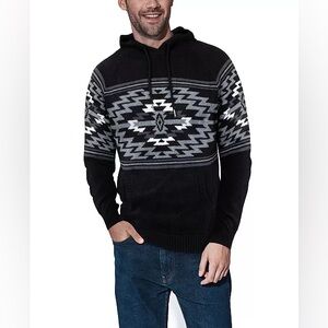 NWT X-RAY Jeans Aztec hoodie size 2XL